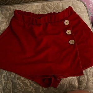 Skirt in the front shorts in the back